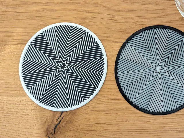 Coaster Set Prusa Slicer Patterns