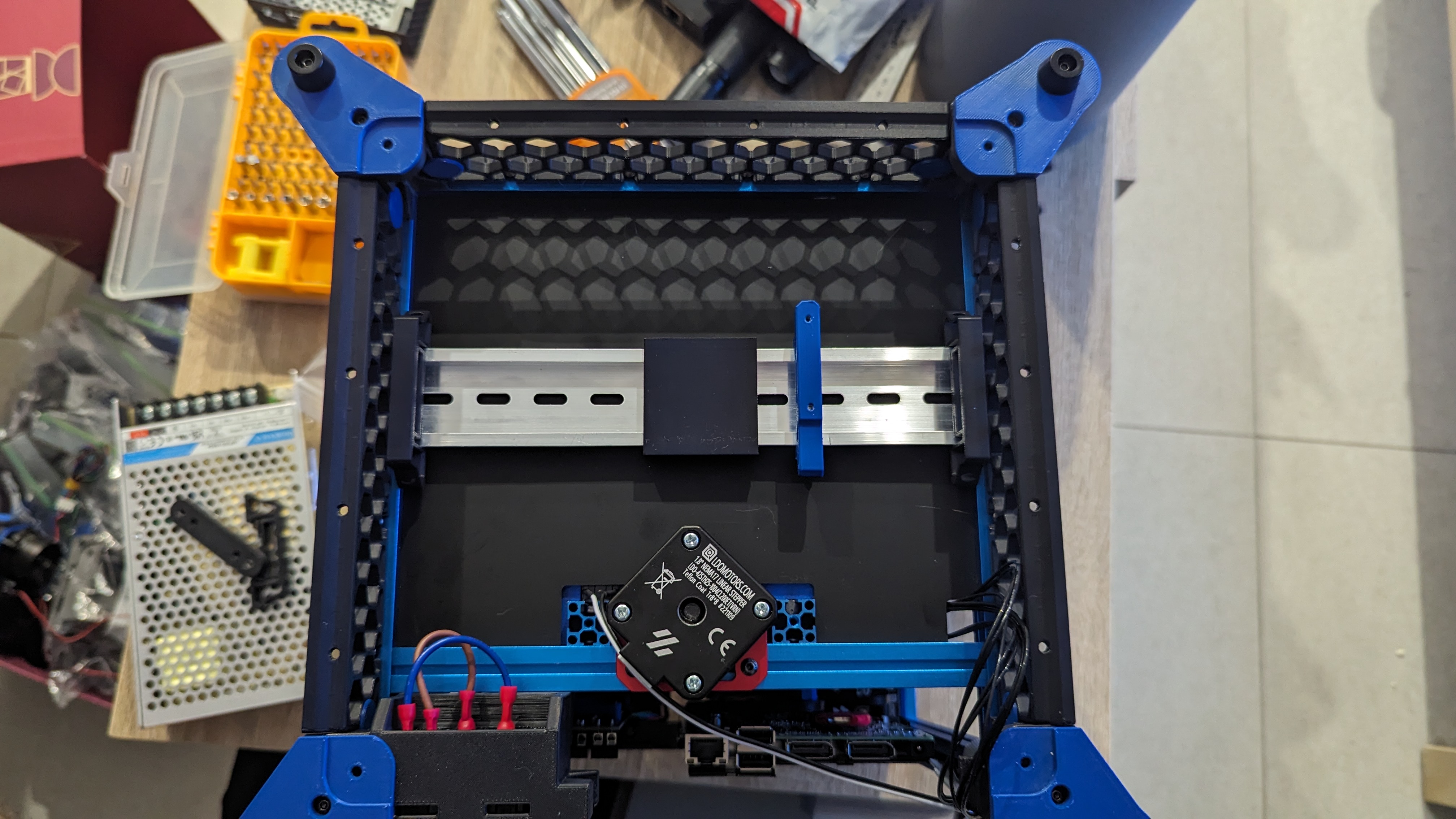 Voron V0 PSU DIN rail mod by HakunaMatata | Download free STL model ...