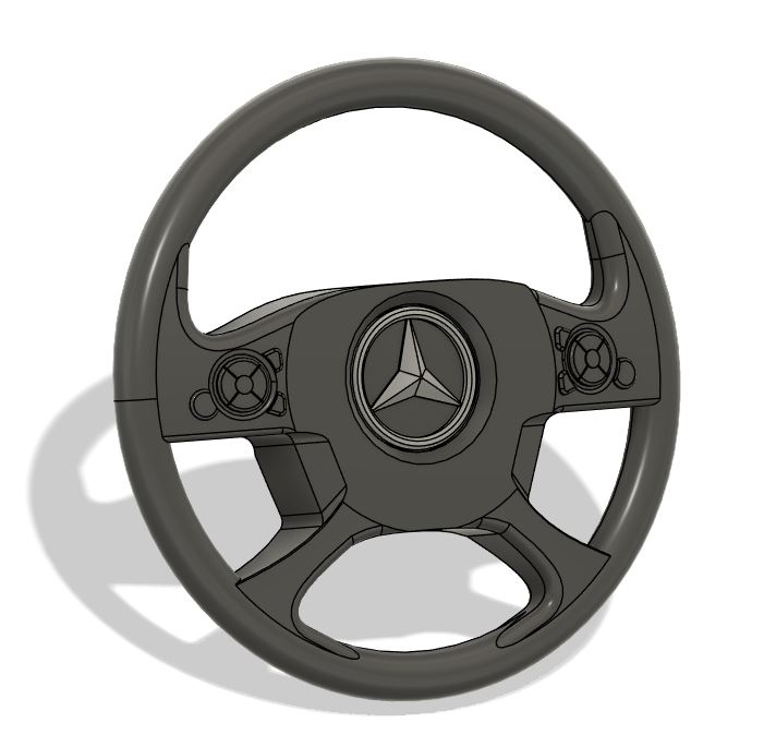 Mercedes UNIMOG Steering wheel (RC CAR / RC TRUCK)