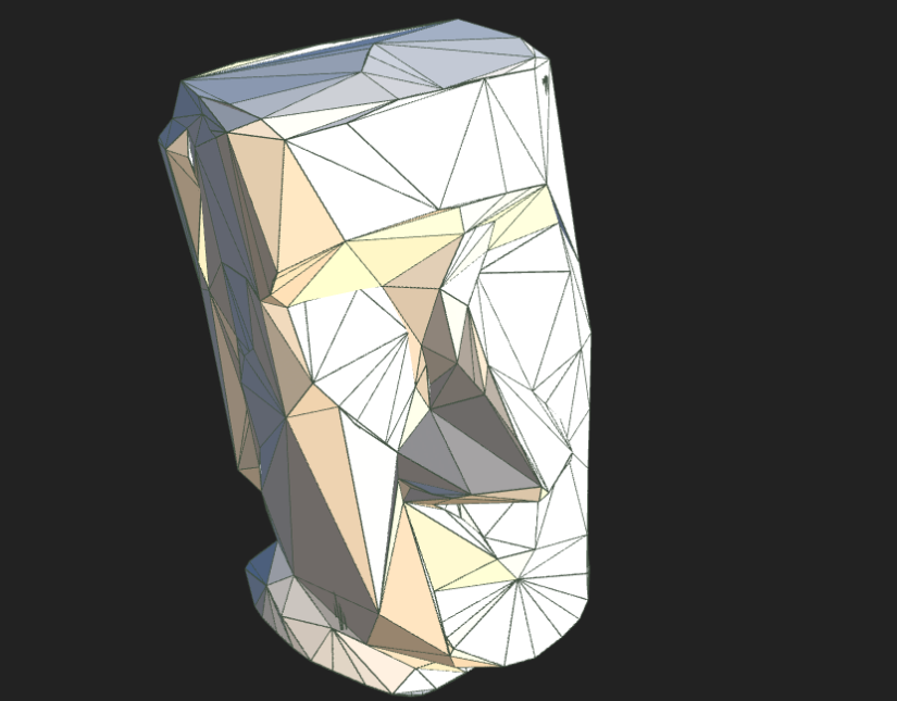 Low Poly Moai Tissue Dispenser (Remix)