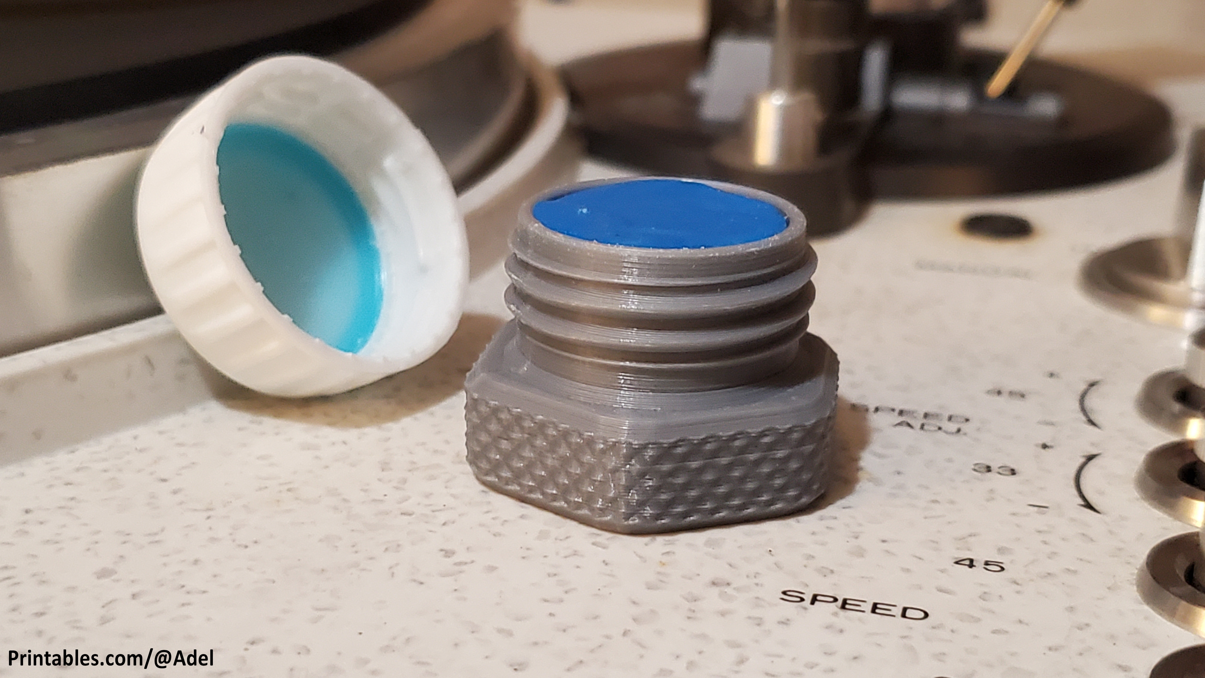 Phonograph / Turntable Stylus Cleaner by Adel Download free STL model