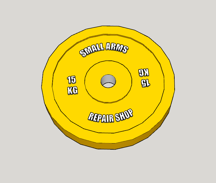 Bumper plate 15 KG