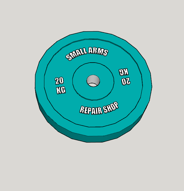 Bumper plate 20 KG
