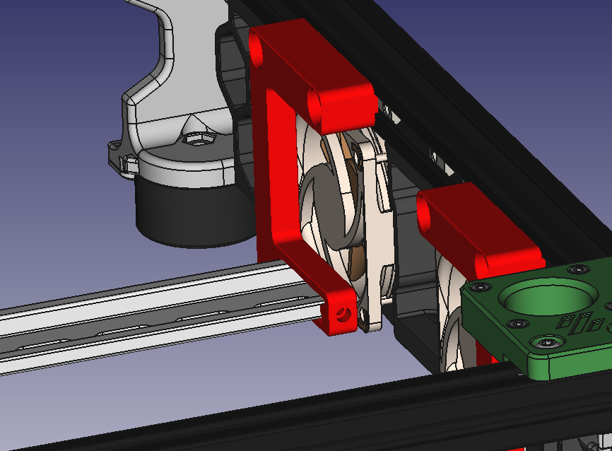 Voron Trident Inverted Electronics DIN-mount For Nuctua A6 By ...