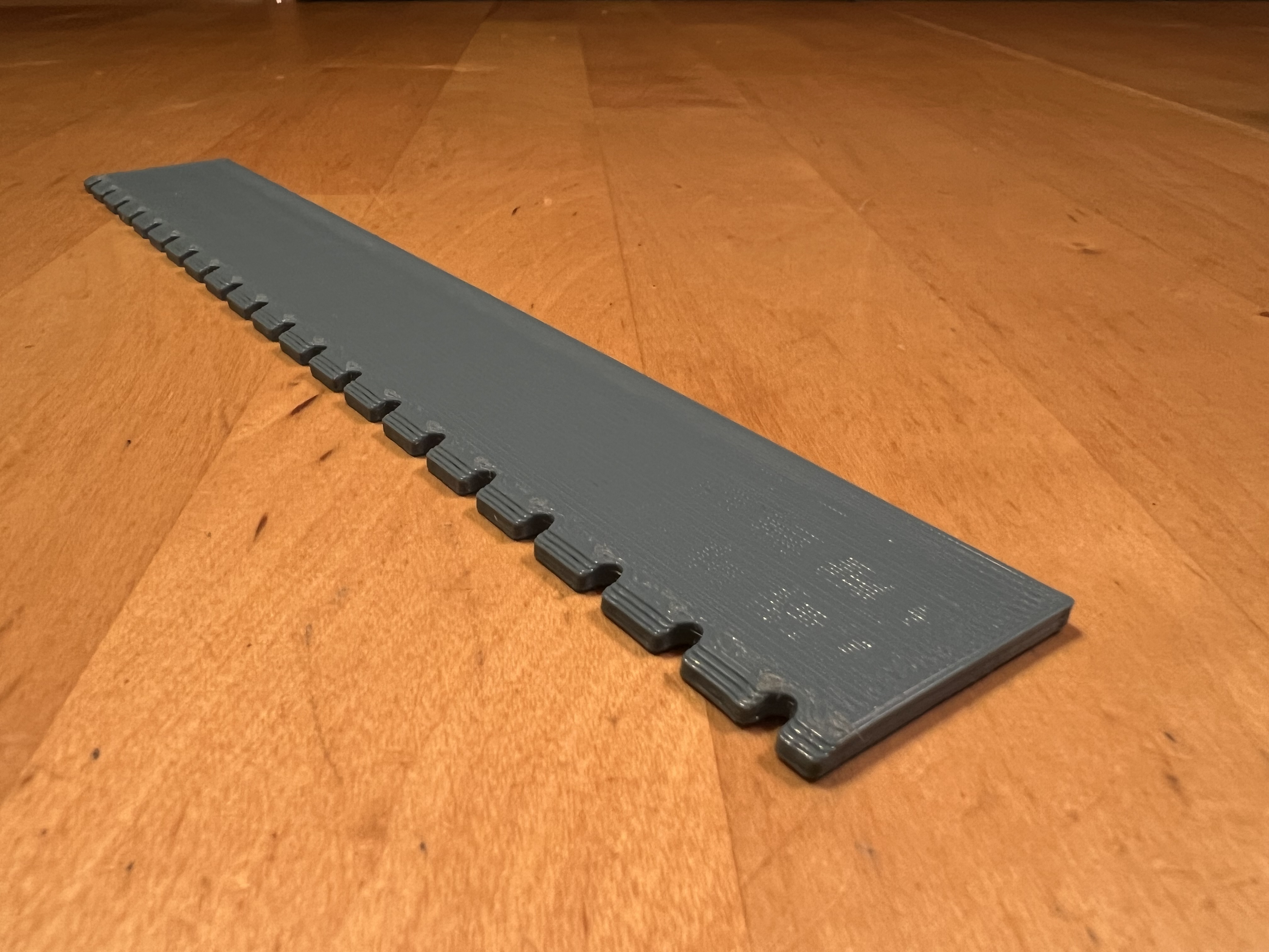 Bookbinding Awl Guide Ruler by BjoernA Download free STL model