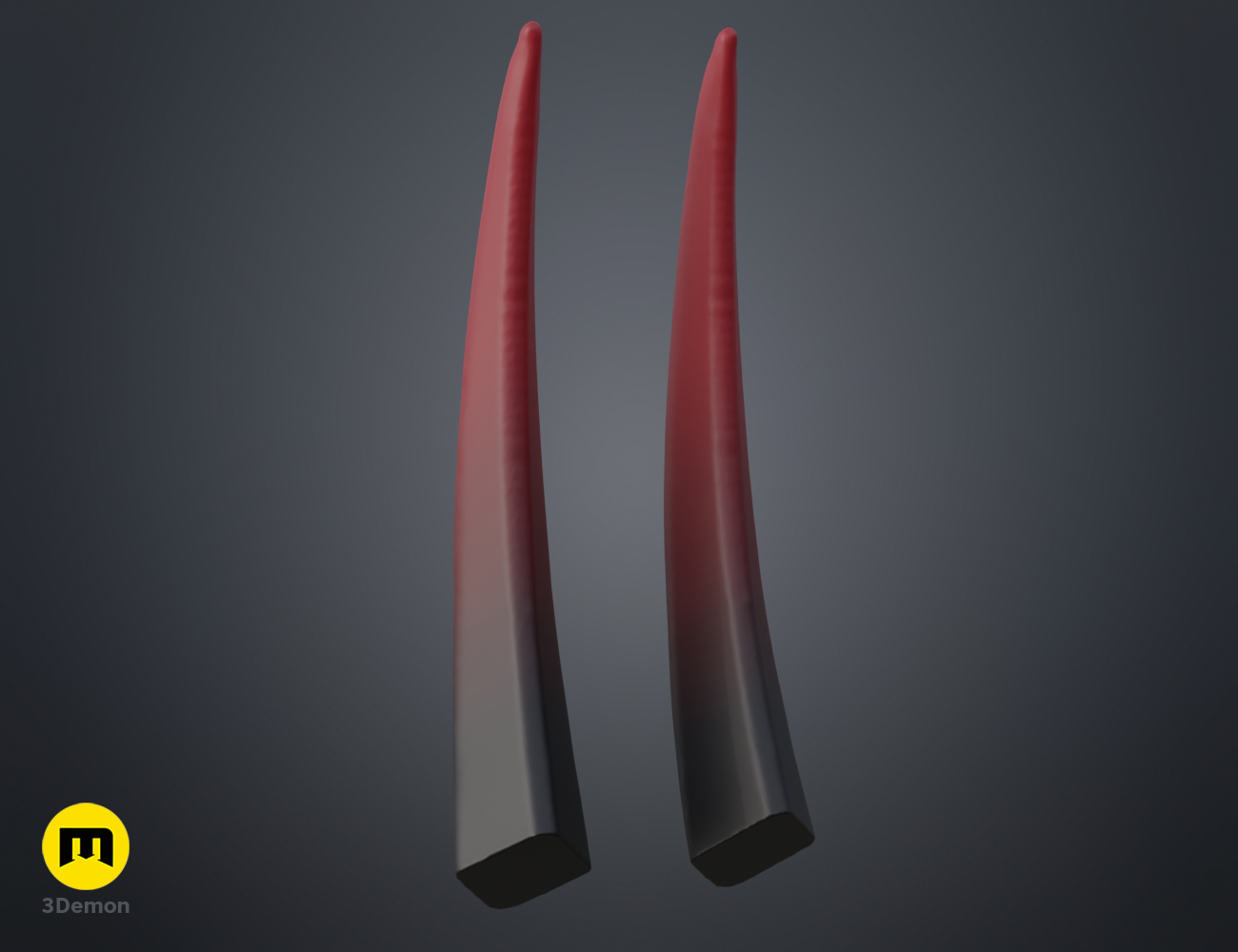 Demon horns by 3demon download free stl model printables