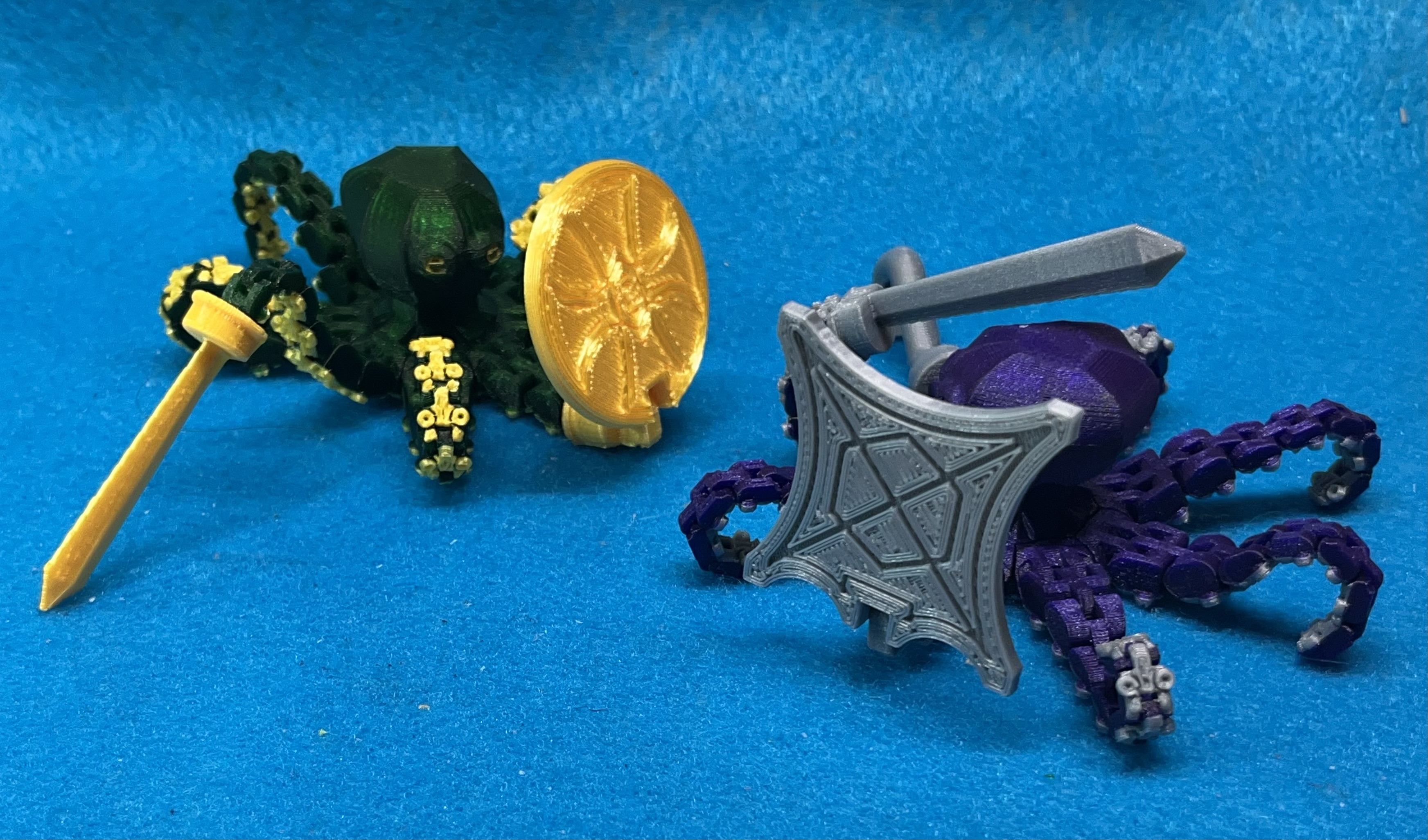 Articulated octopus by majerdave download free stl model printables