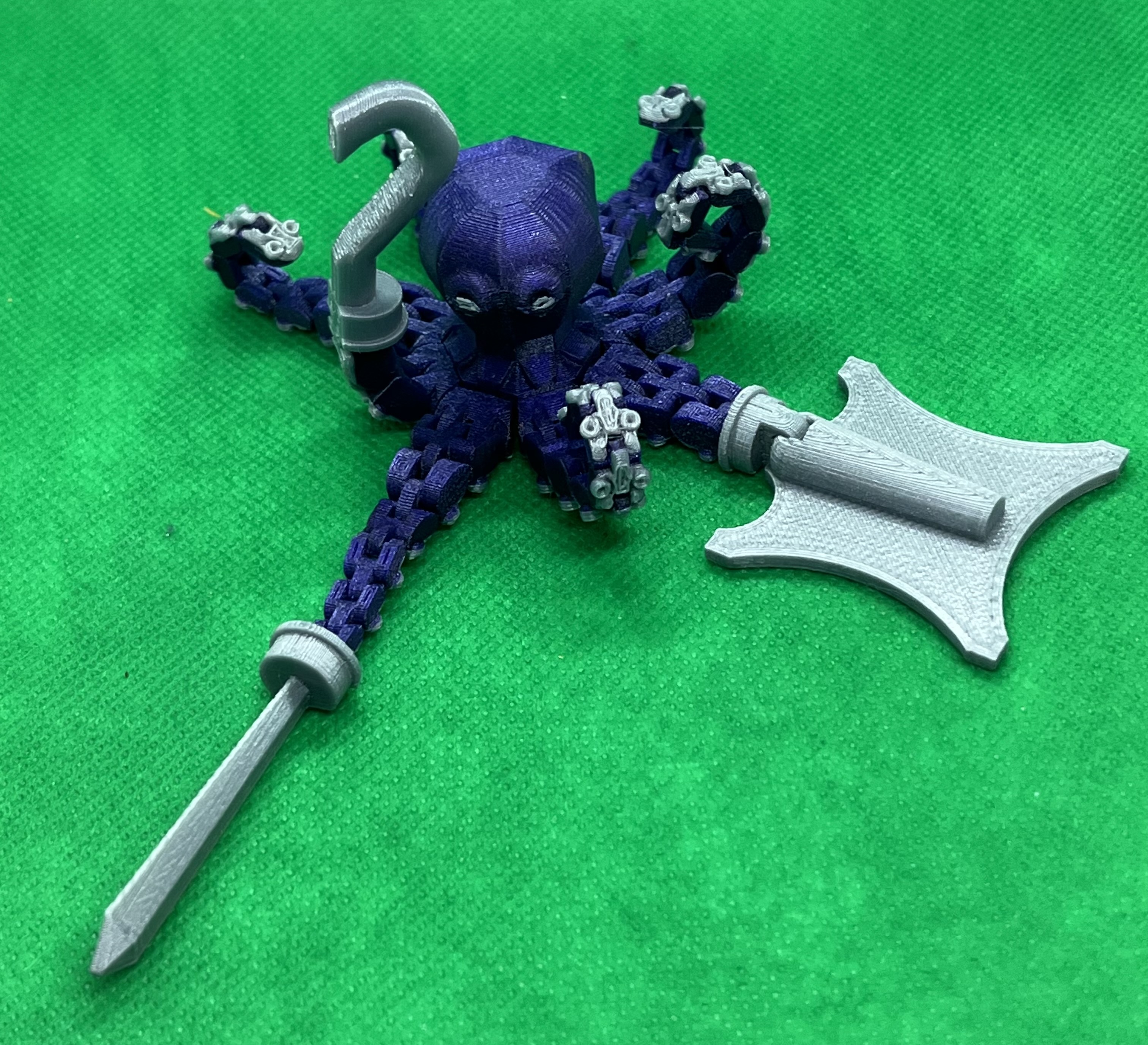 Articulated Print in Place Octopus Toy -Service Pack 1 by MajerDave ...