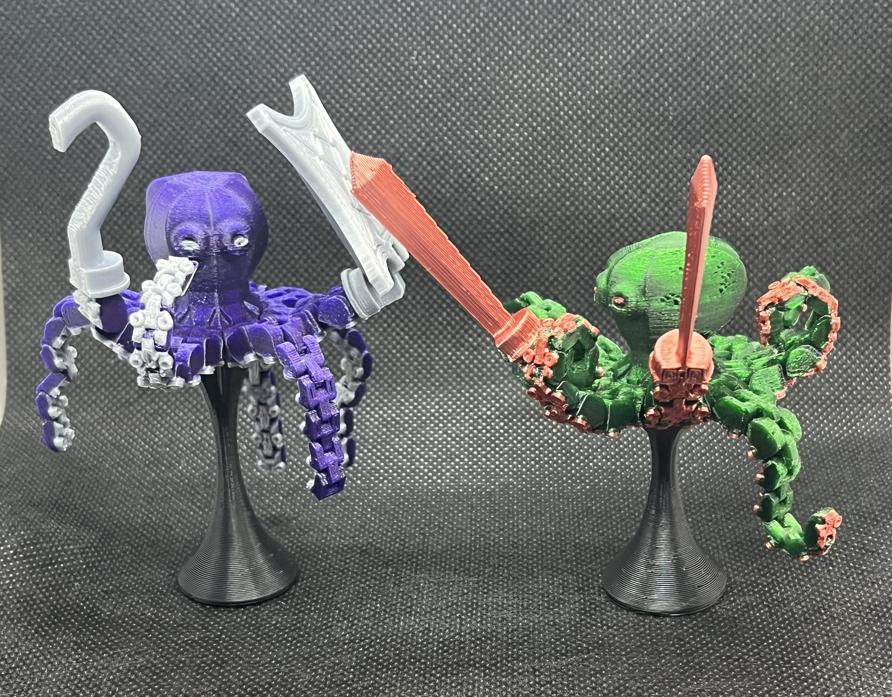 Articulated octopus by majerdave download free stl model printables
