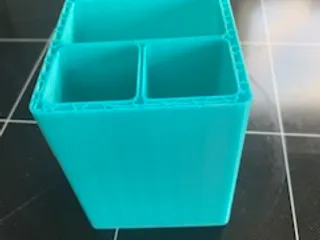 Bathroom makeup caddy