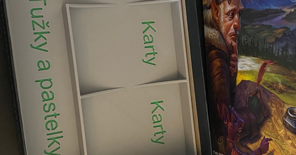 EN: Insert into the game Cartographers - board game CZE: Insert do hry ...