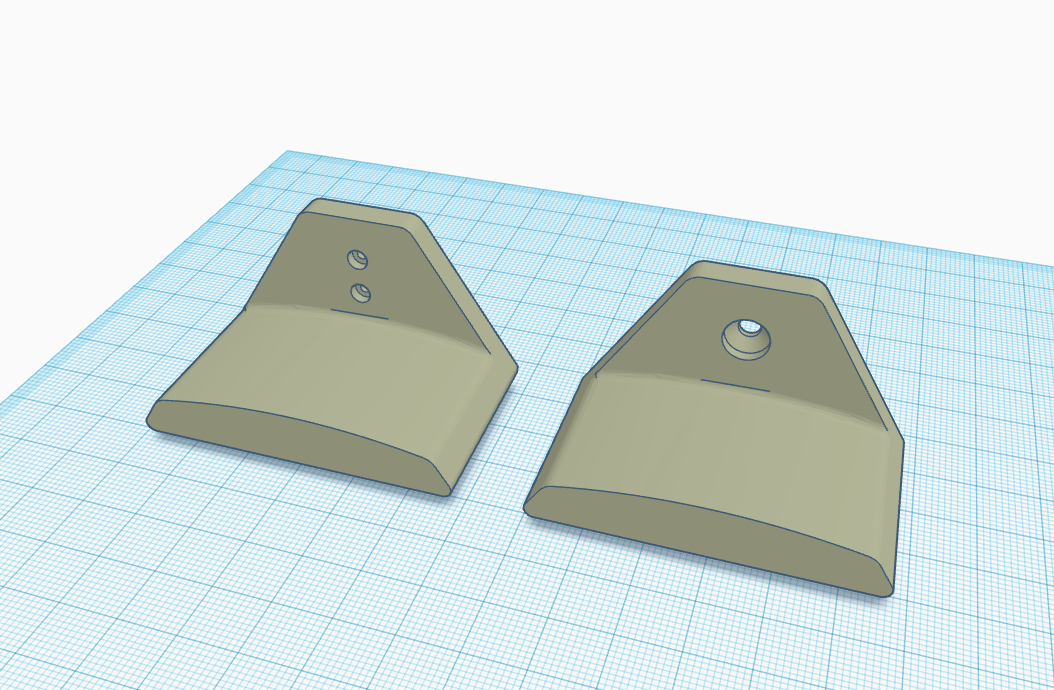 Headphone wall mount Remix for Screw or Nails (Original by RangerYogi)