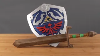 Zelda - Link's Shield by Ken Mills