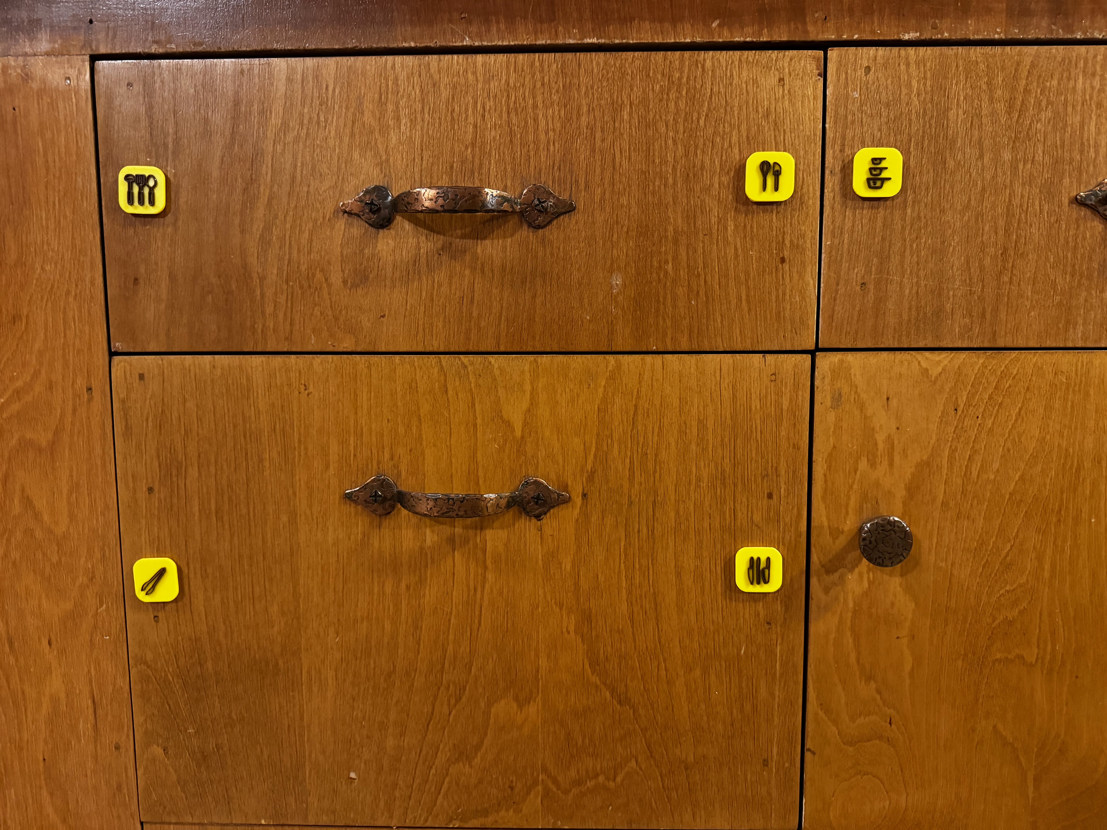 Kitchen labels for drawers and cupboards. by Kopp3D Download free STL
