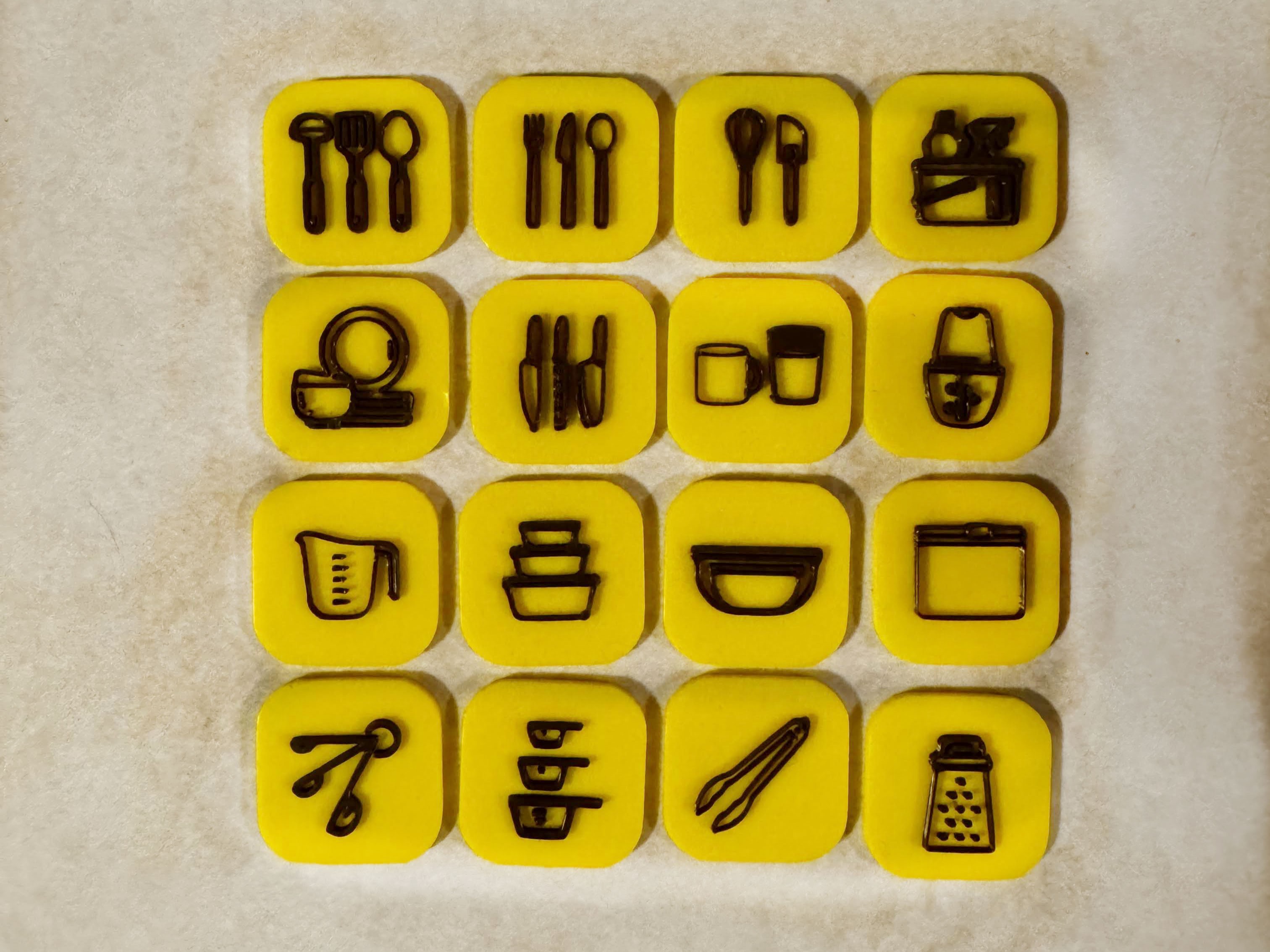 Kitchen labels for drawers and cupboards. by Kopp3D Download free STL