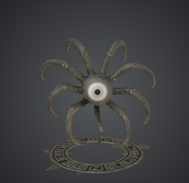 Eldritch Eye Horror – Floating Tentacled Aberration
