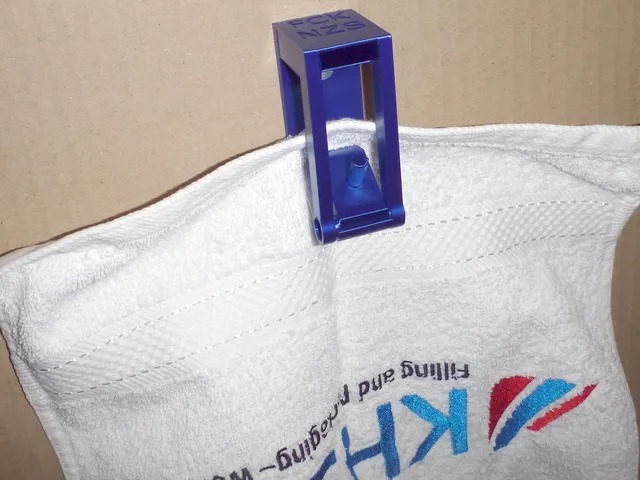 towel holder - gravity powered