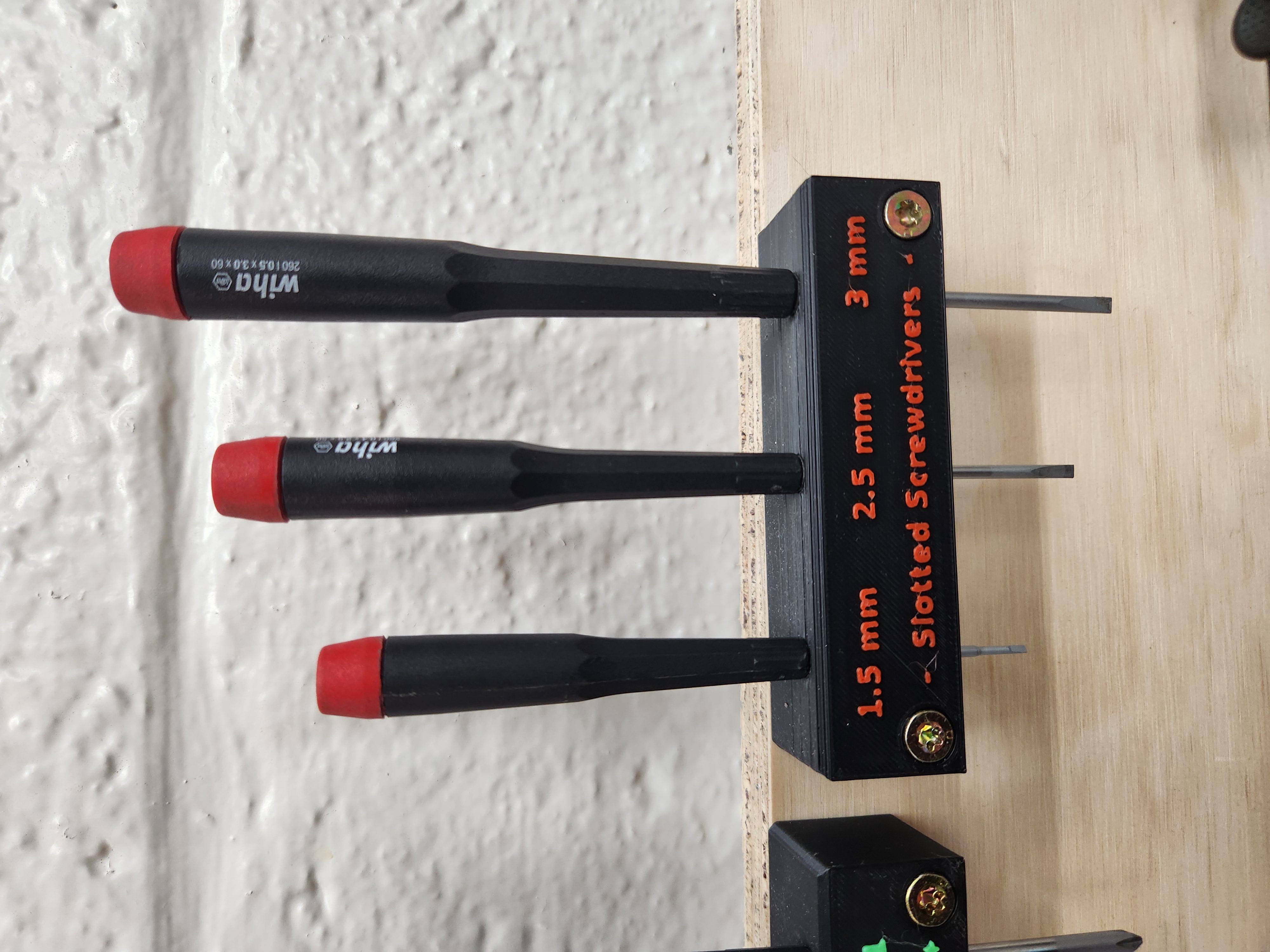 Precision Slotted Screwdriver Holder