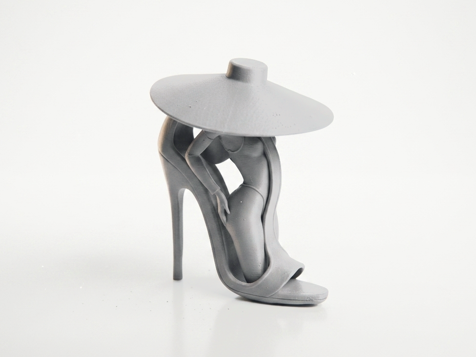Lady Highheel Elegant Figure Sculpture 3D Printable