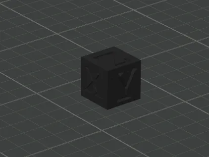 Calibration Cube XYZ