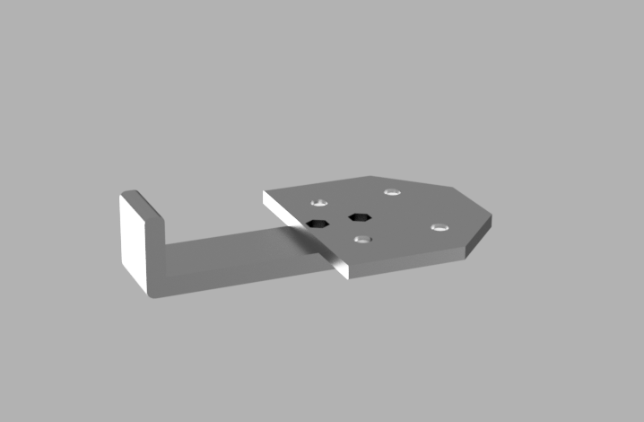 Headset holder for screwing / Headset Halter zum Schrauben