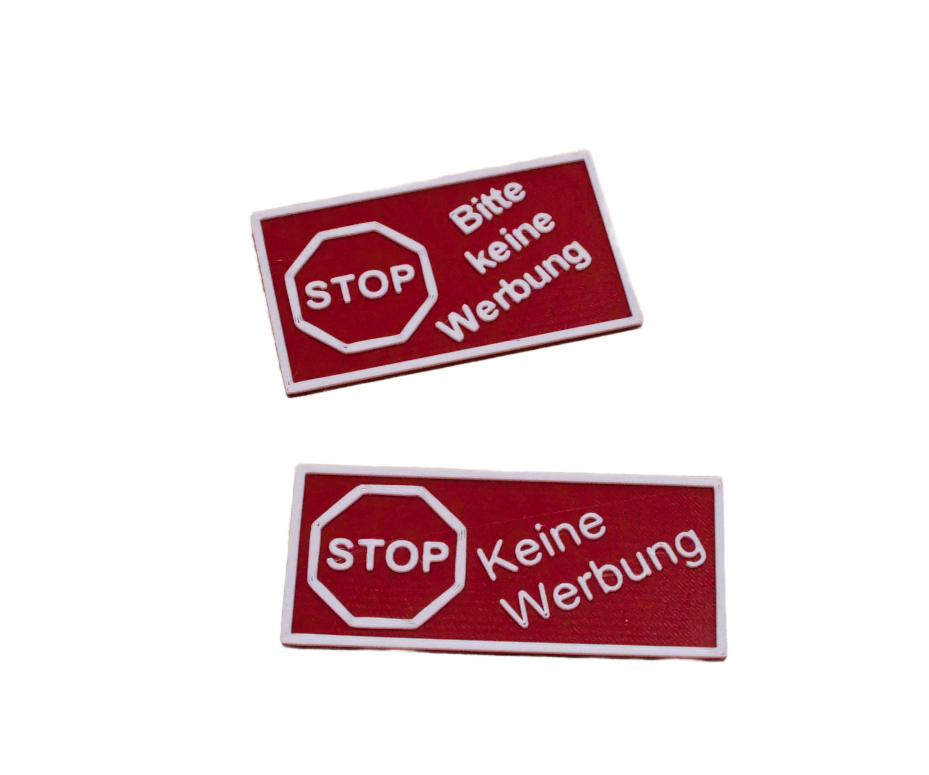 Keine Werbung Schild Briefkasten