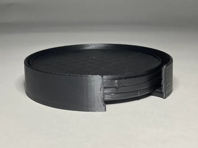 Basic coaster with holder