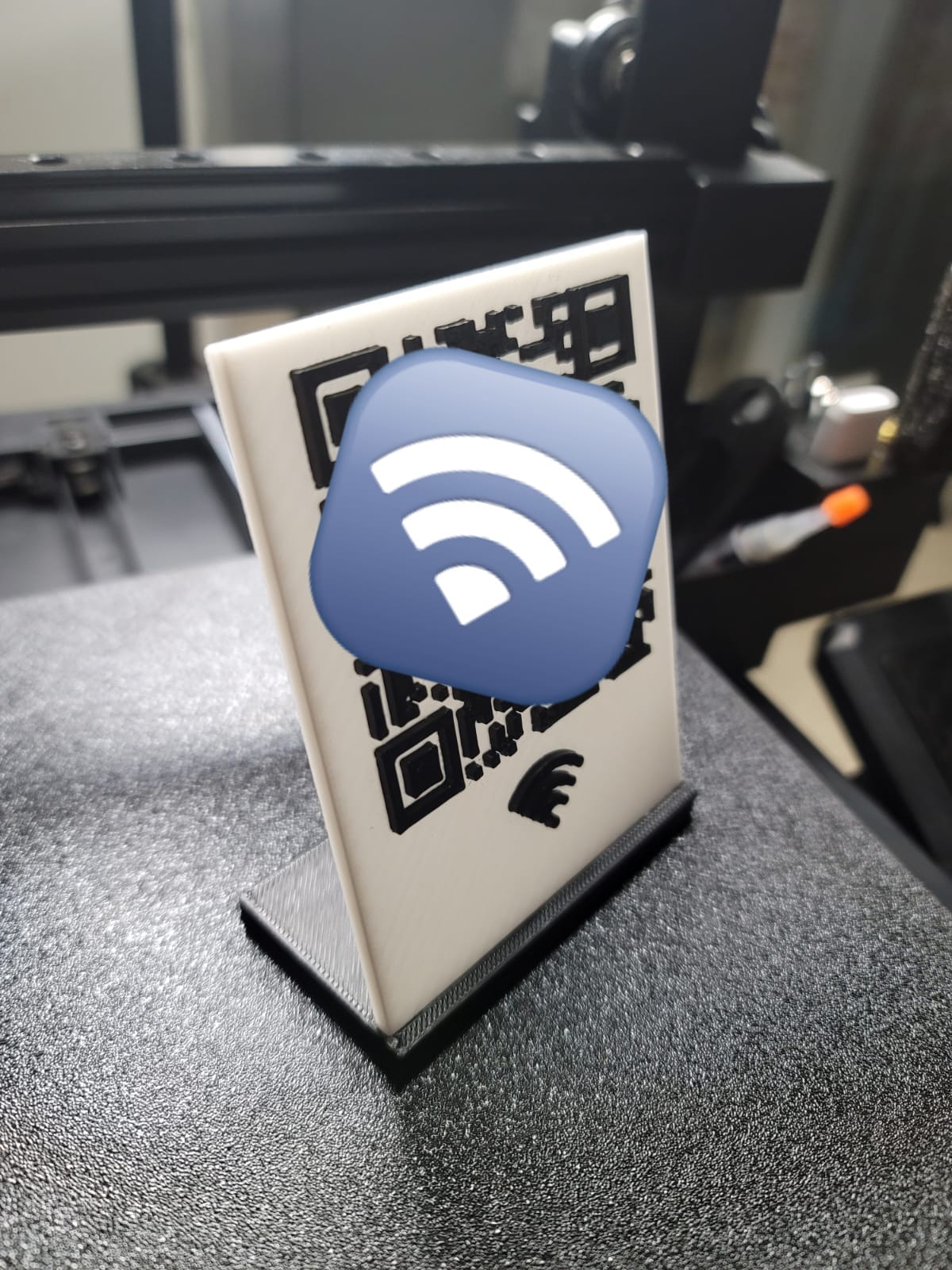 Miniatura 8 do modelo 3D Enhanced Wifi QR Code Sign