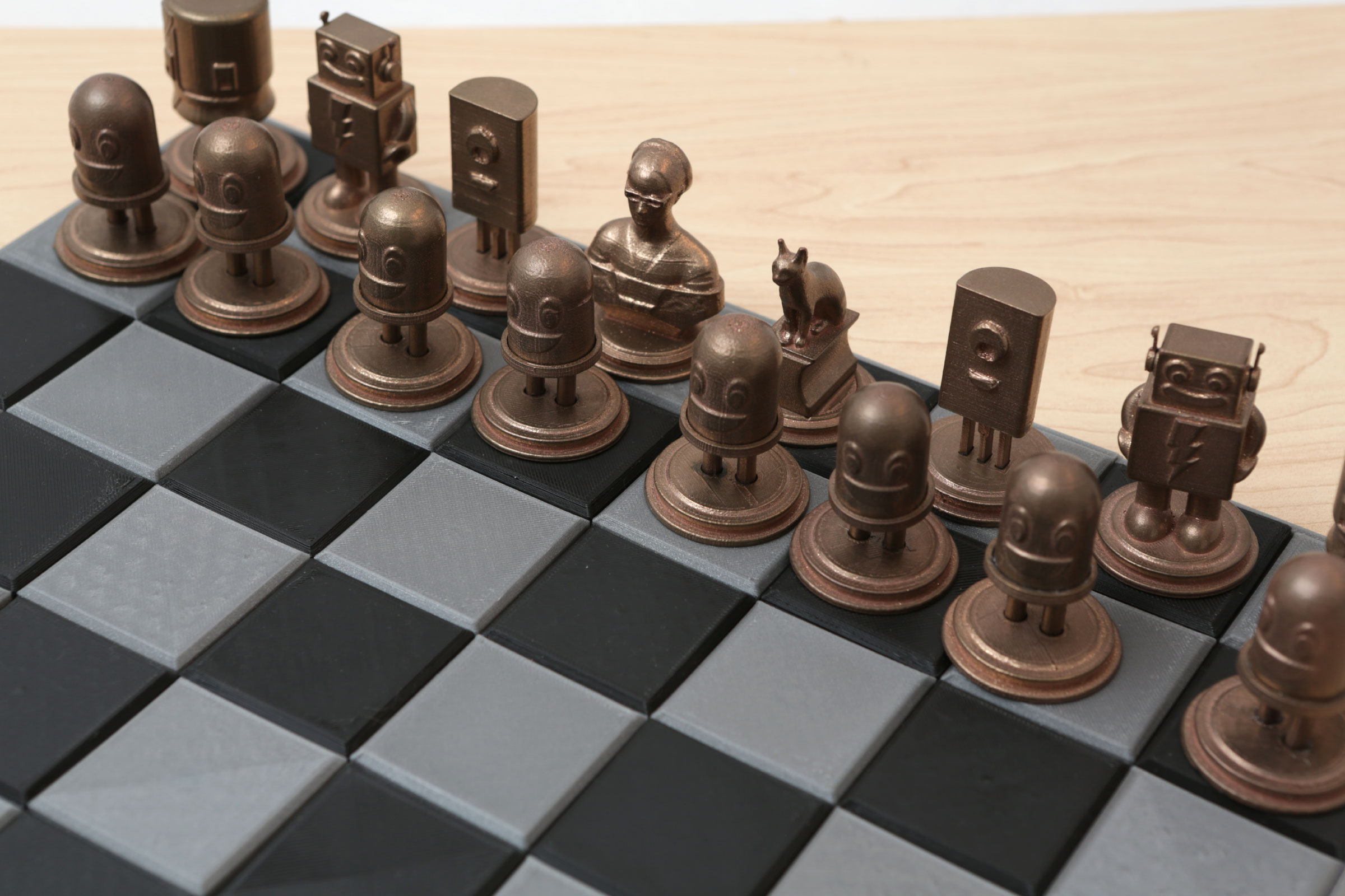 Miniatura 11 do modelo 3D Adafruit 3D Printed Chess Set