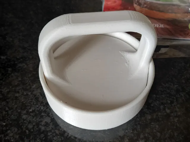 Easy release Burger Press (any size - Parametric)