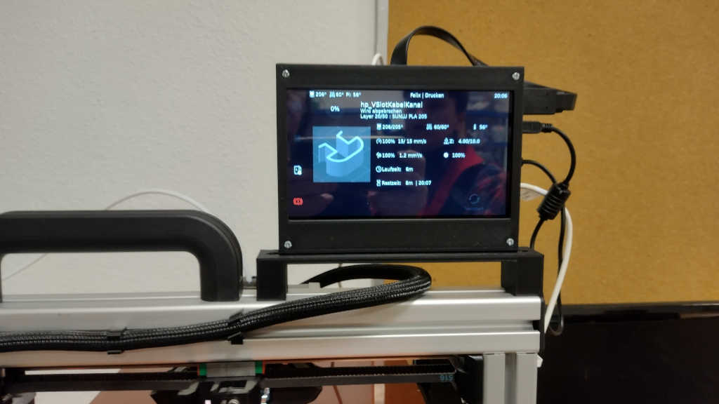 Felix Printer 7 Inch Touchscreen mount