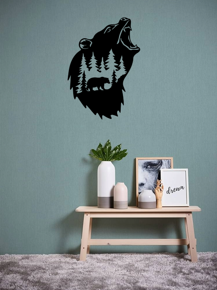 Wandbild Bär