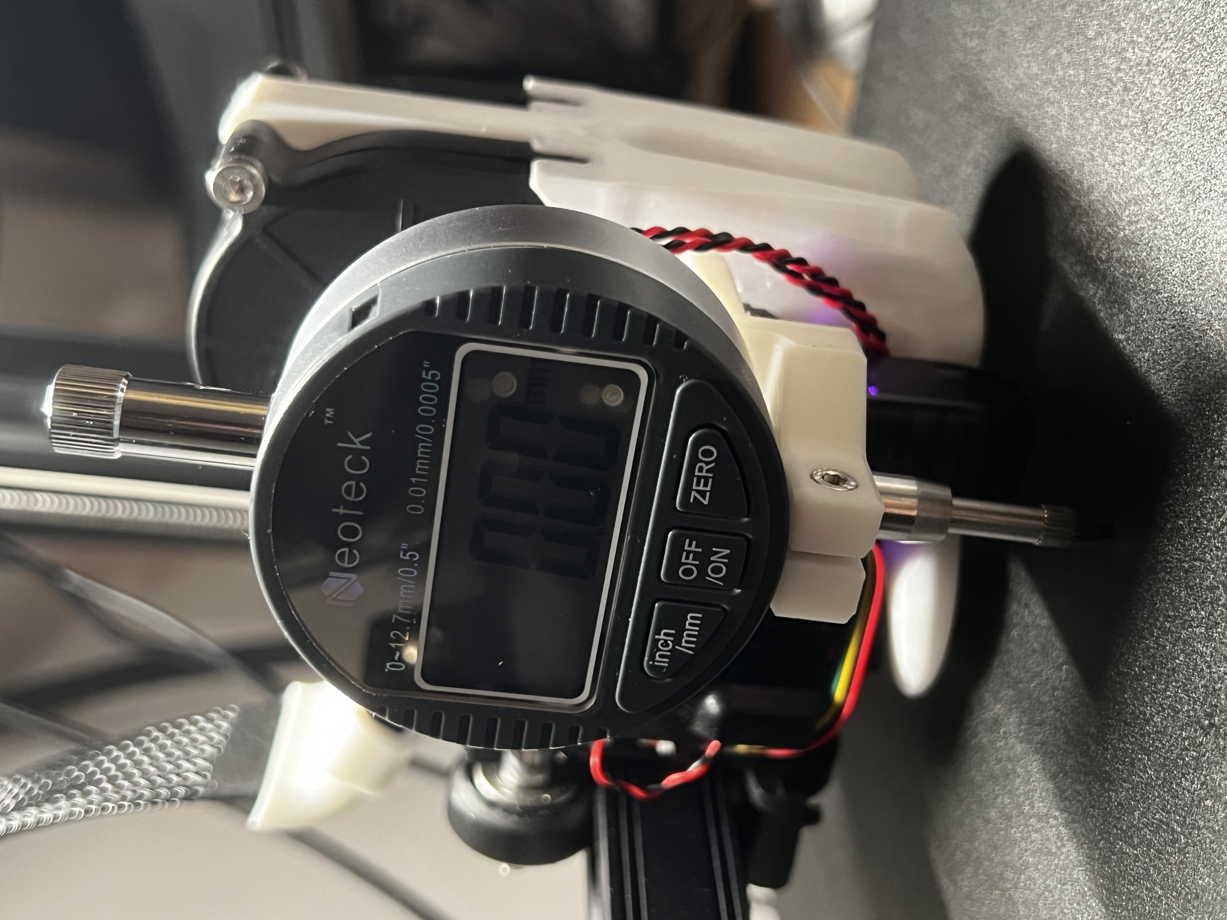 Dial Indicator bracket for Sprite Extruder Ender 3 S1 Pro by H3DA