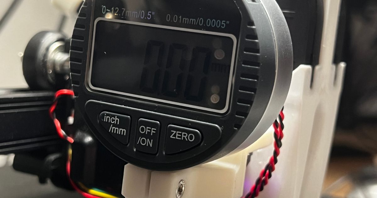 Dial Indicator bracket for Sprite Extruder Ender 3 S1 Pro by H3DA