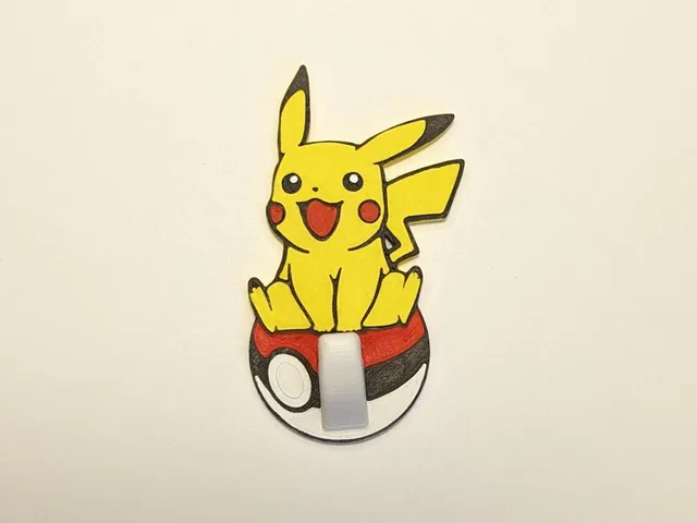 Pikachu Pokeball towel hook