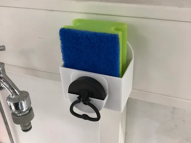 Sponge Holder - Schwammhalter mit Stöpselhalter