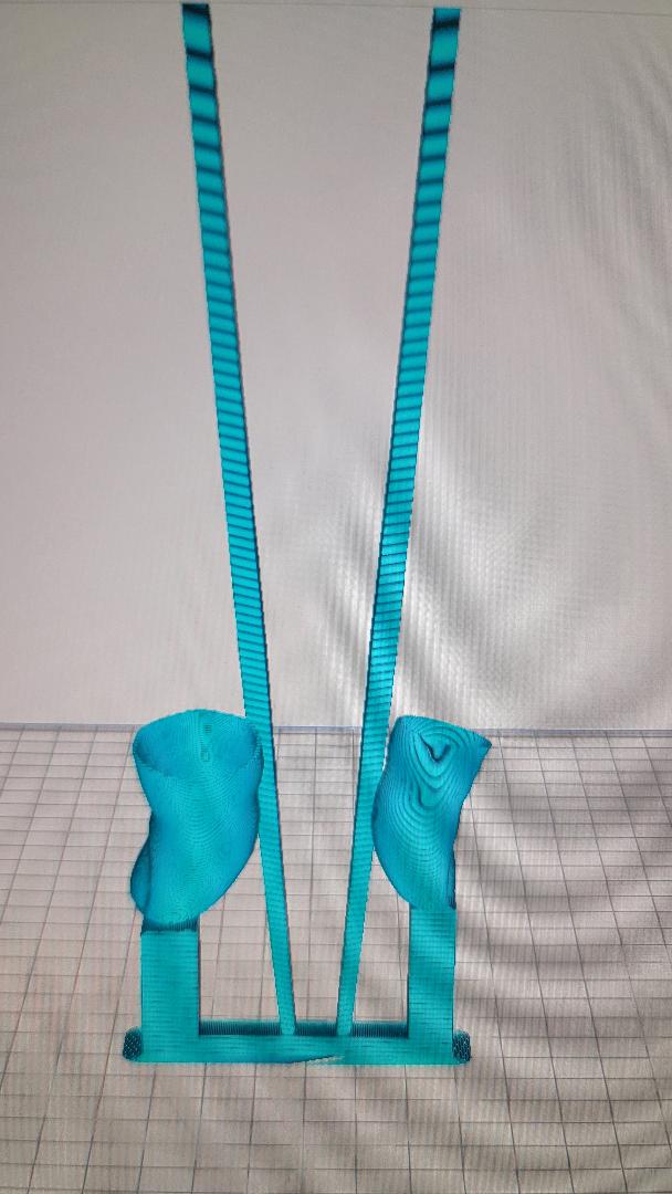 chopsticks with built in fingers and a supportive base for printing 3D model thumbnail