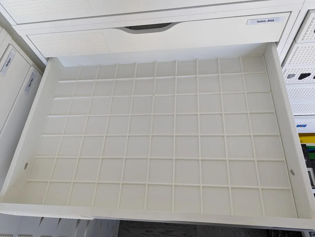 Brickfinity LEGO Storage for IKEA ALEX Drawers by Derek Brameyer