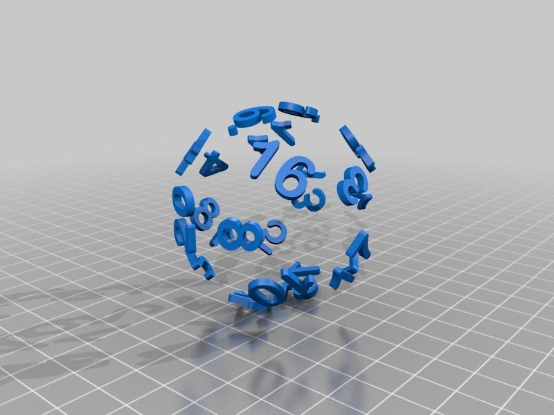 Miniatura 8 do modelo 3D Talking D20