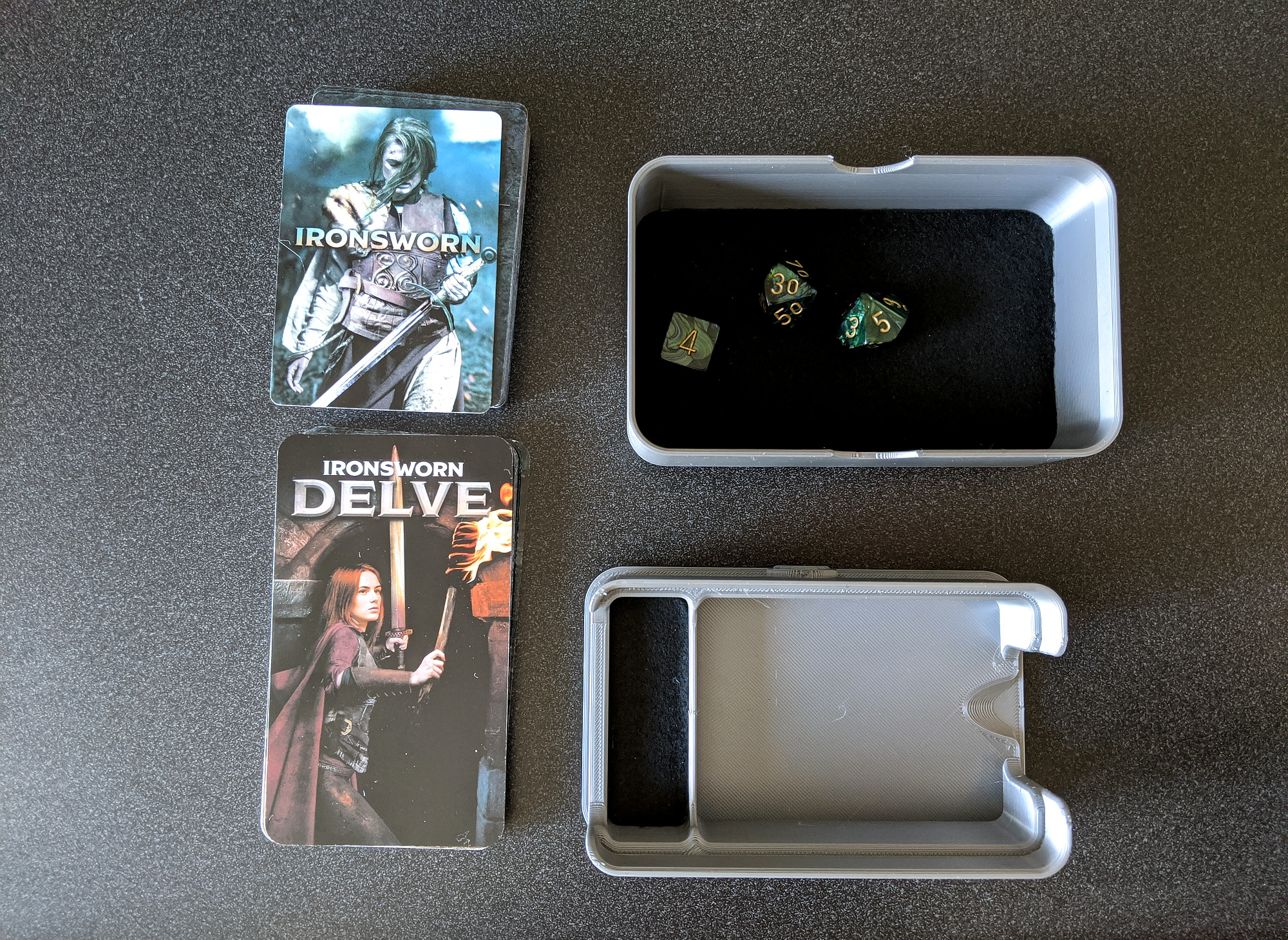 Asset, Delve and Dice Box for Ironsworn by Billiam Printables Store