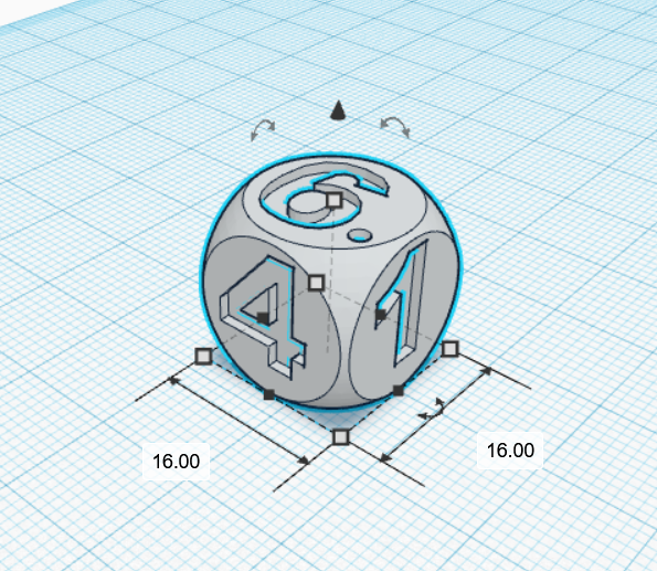 dice 16 by aratueur Download free STL model