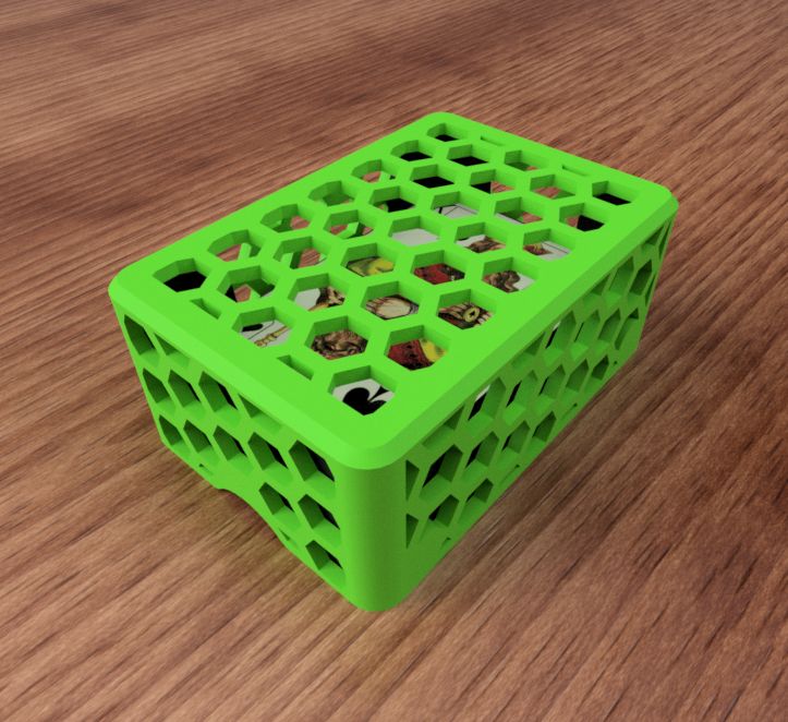 Miniatura 4 do modelo 3D Parametric Card box (source file include)