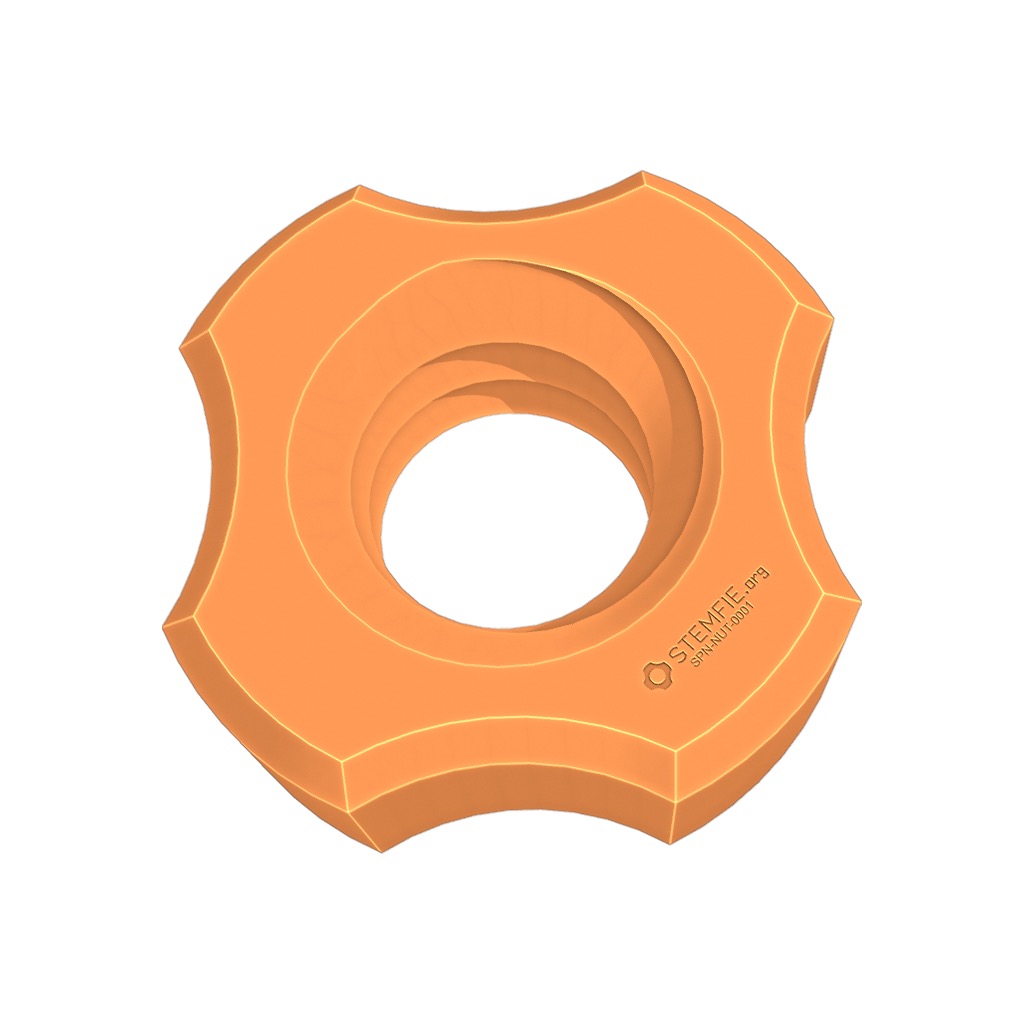 STEMFIE - Fasteners - Nuts - Threaded - Open