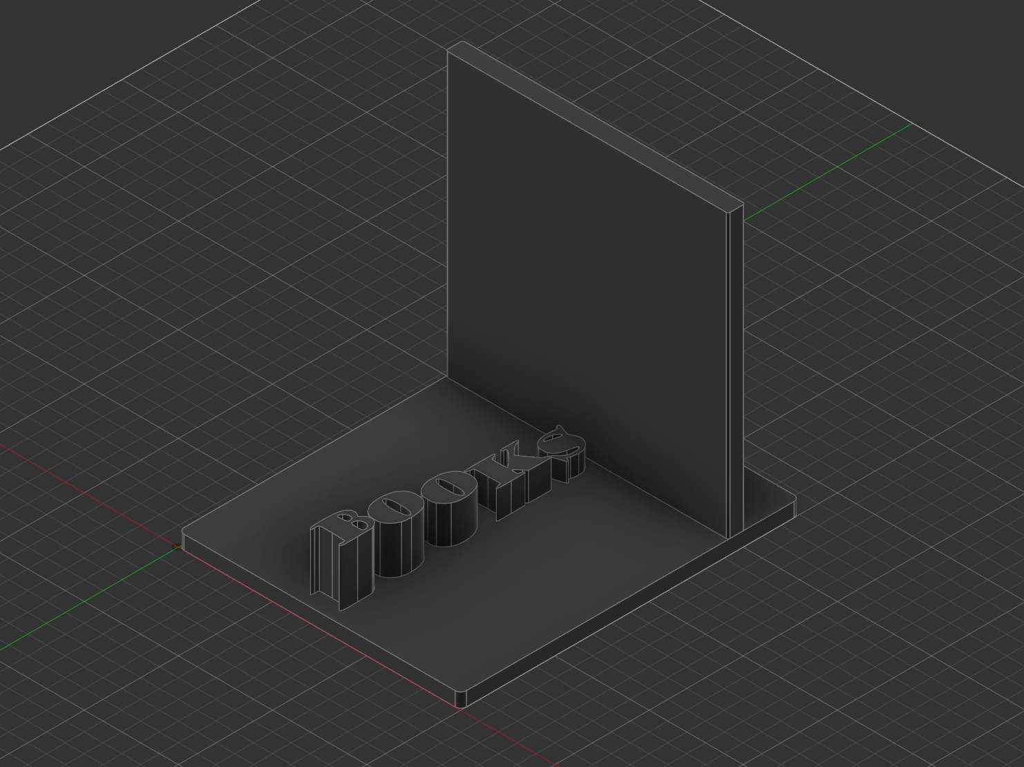 Books (bookend) by BRAZUKA | Download free STL model | Printables.com