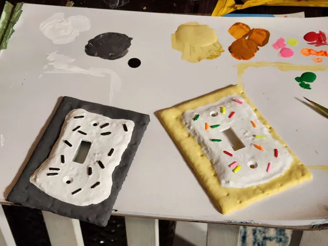 Pop Tart Lightswitch Cover with sprinkles