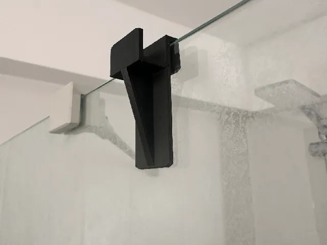 Better Supported Glass Towel Holder