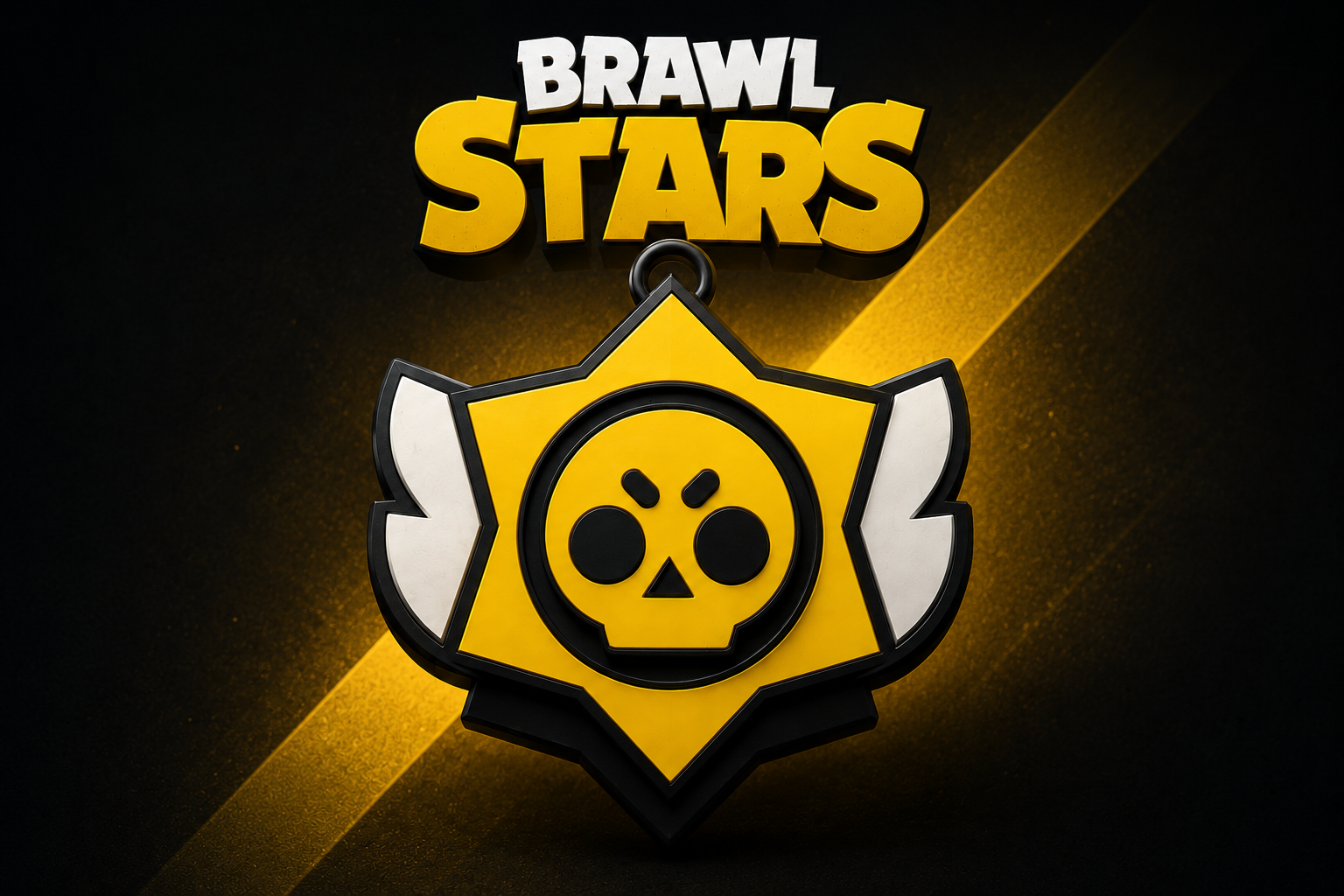 Brawl Stars Winged Badge Keychain