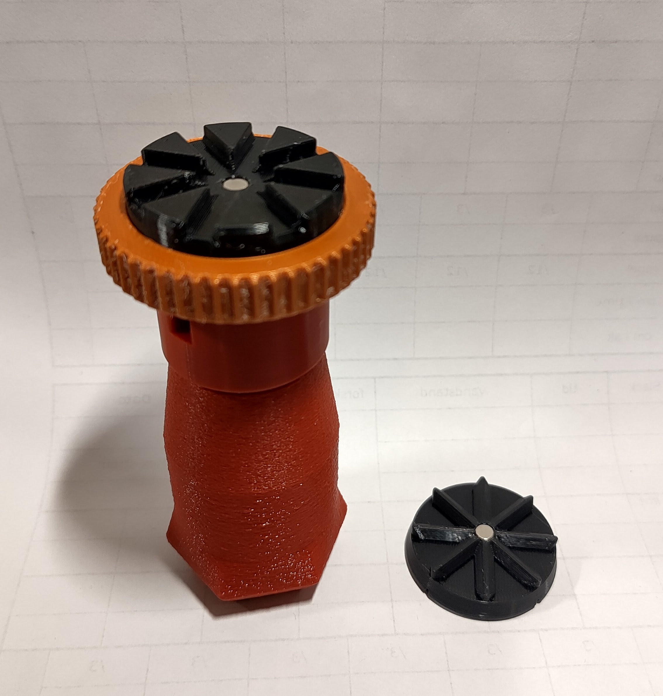 Better Adapter and Figure Base for Ratcheting Painting Handle