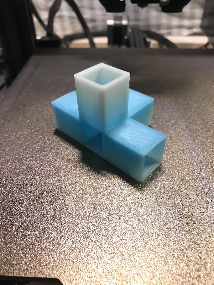 5-way Connector for 5/8"x5/8" square dowels.