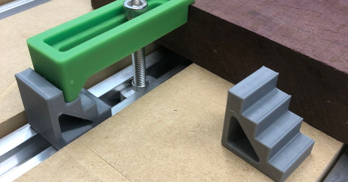 Shapeoko Essential Clamp Step Block by LOOINEY | Download free STL ...